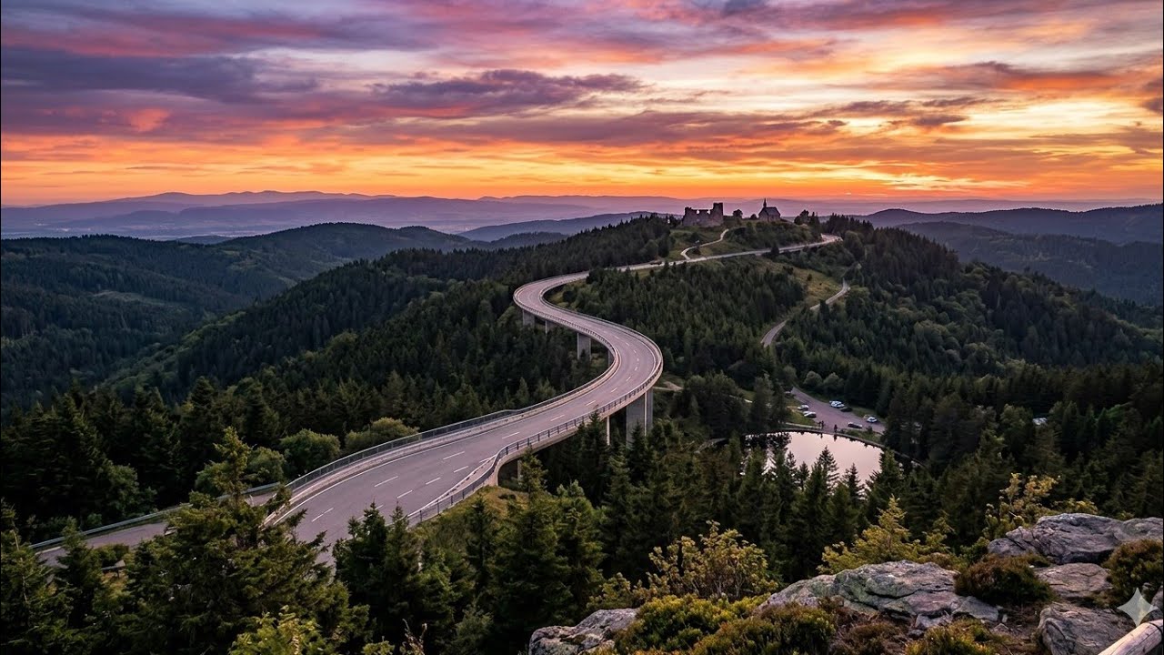 🇩🇪 Black Forest Germany | Schwarzwald Hochstraße | B500 - Full Drive 