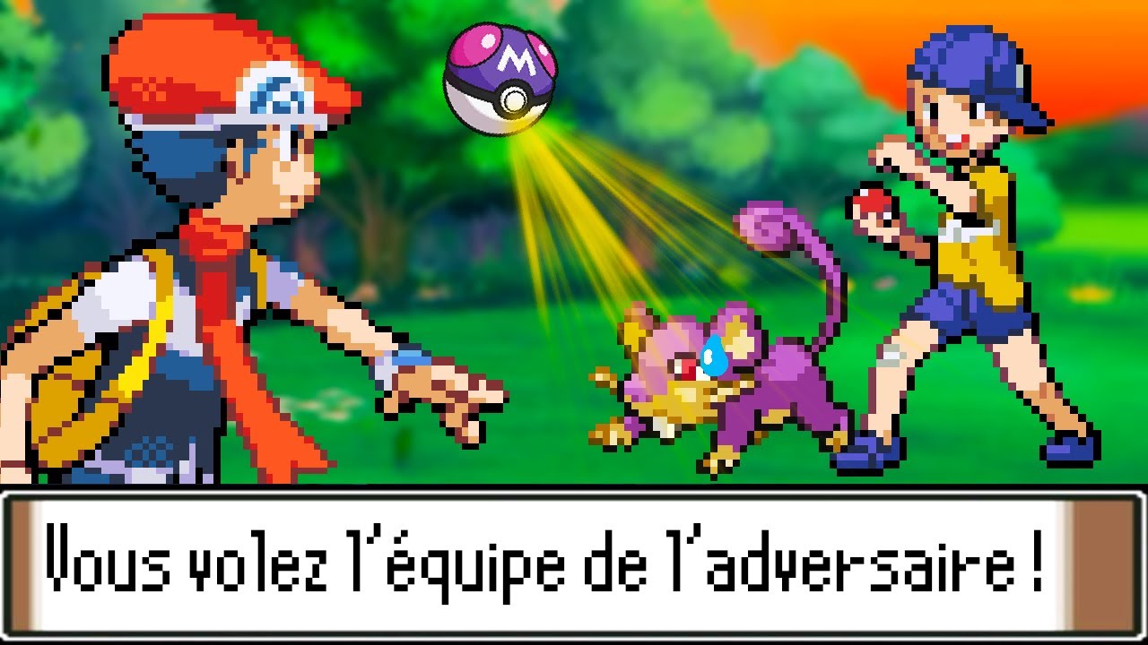 POKÉMON PLATINE MAIS JE VOLE LA TEAM DU DRESSEUR ADVERSE !