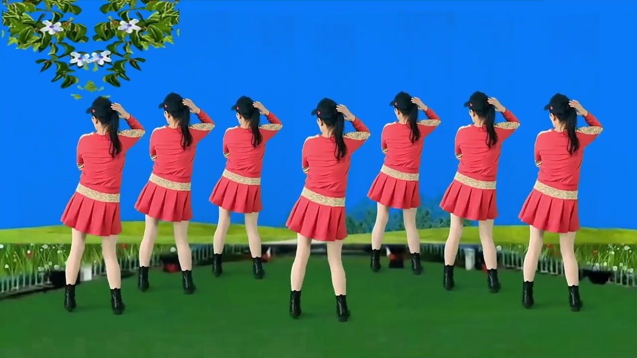 DJ广场舞《哥妹拜年歌》背面演示，男女对唱版好听好看