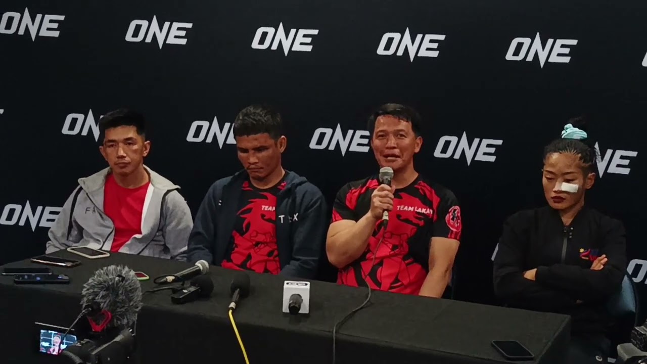 ONE 164 After-fight Presscon with Geje, Adonis, Coach Mark & Jenelyn