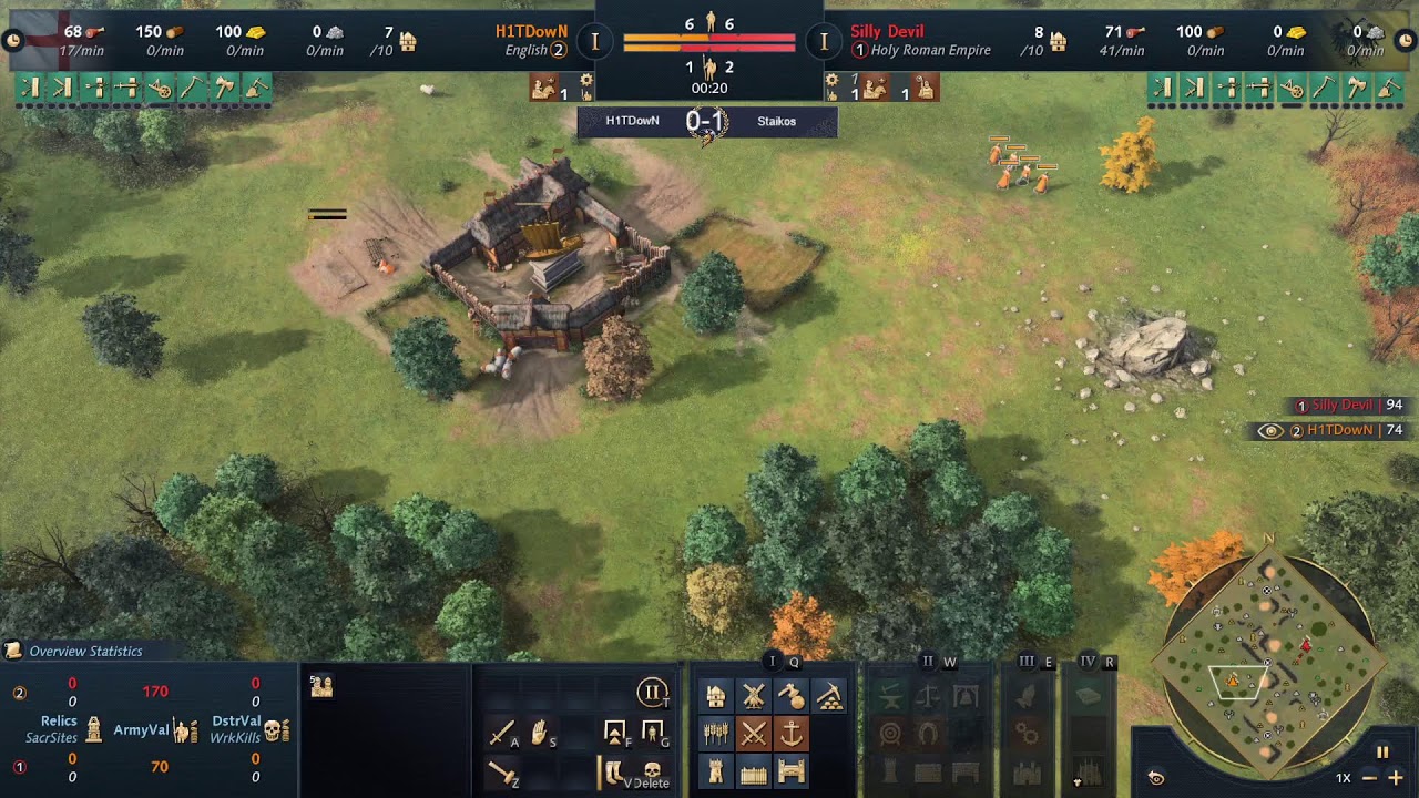[GR] A4G AgeIV League S09 H1TDowN vs Staikos & Jimbo vs Makaveli
