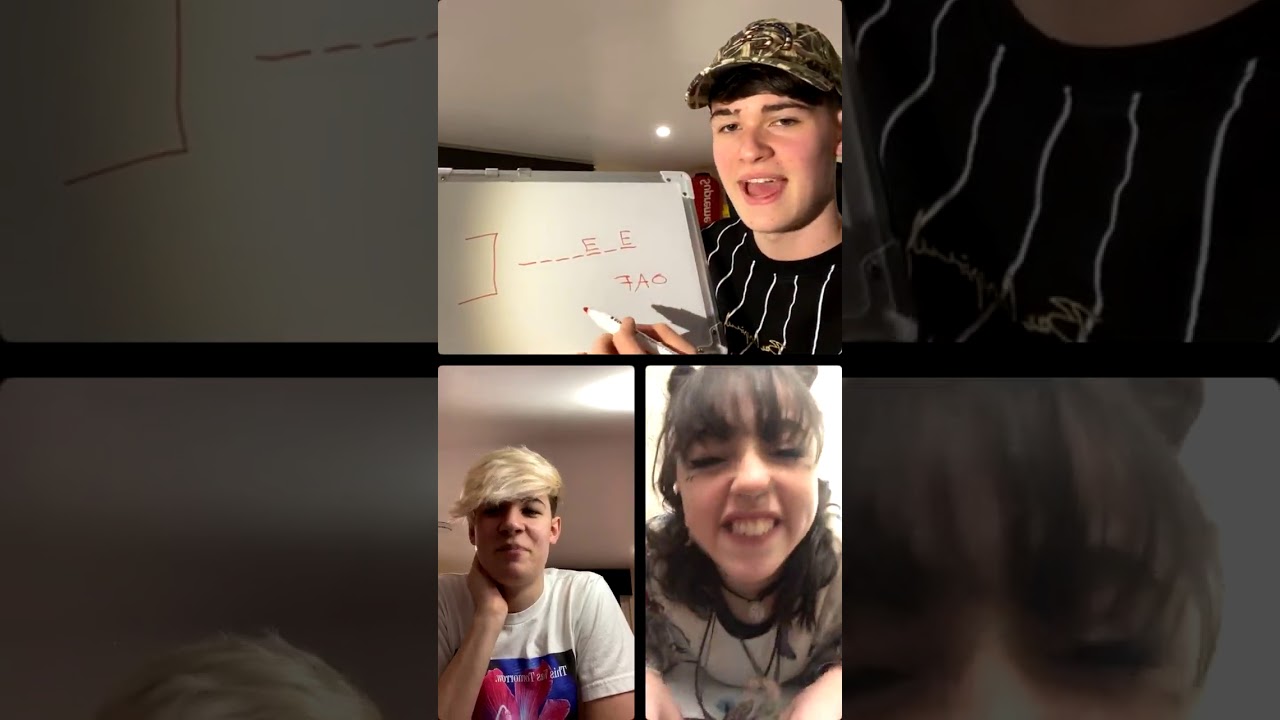 Evie Meg, Havey and Max mills instagram live 09 03 21