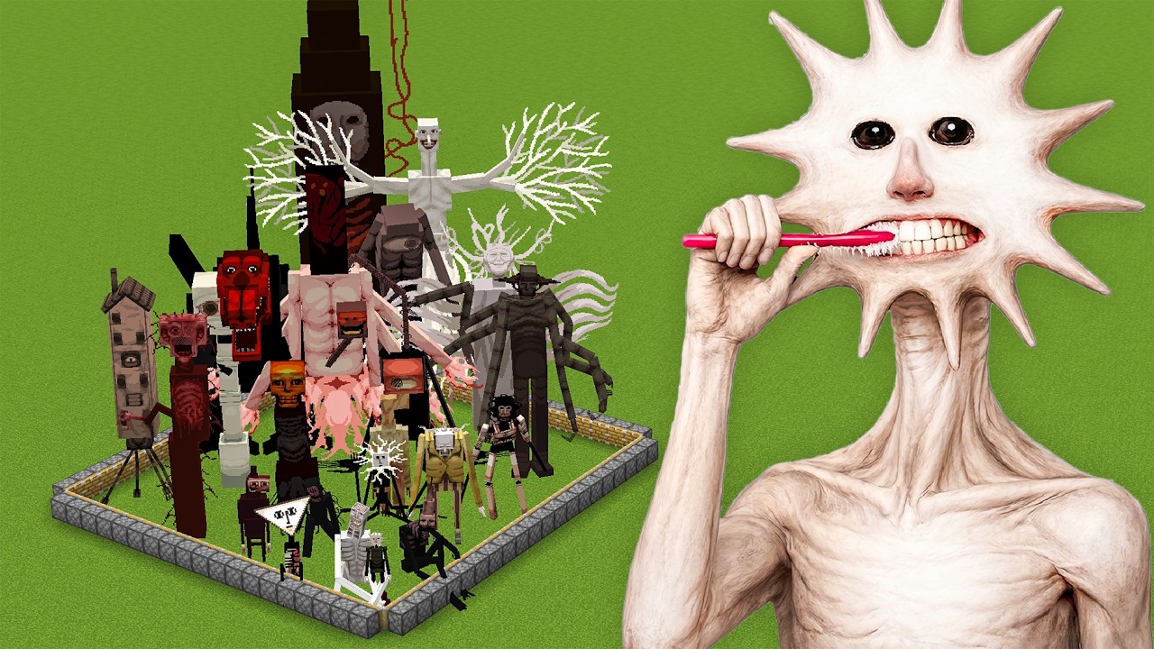 All New Doctor Nowhere Creatures combined in minecraft