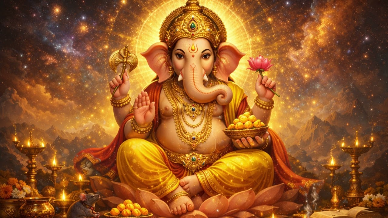 Vakratunda Mahakaya Mantra | शक्तिशाली गणेश मंत्र | सफलता और शांति के लिए