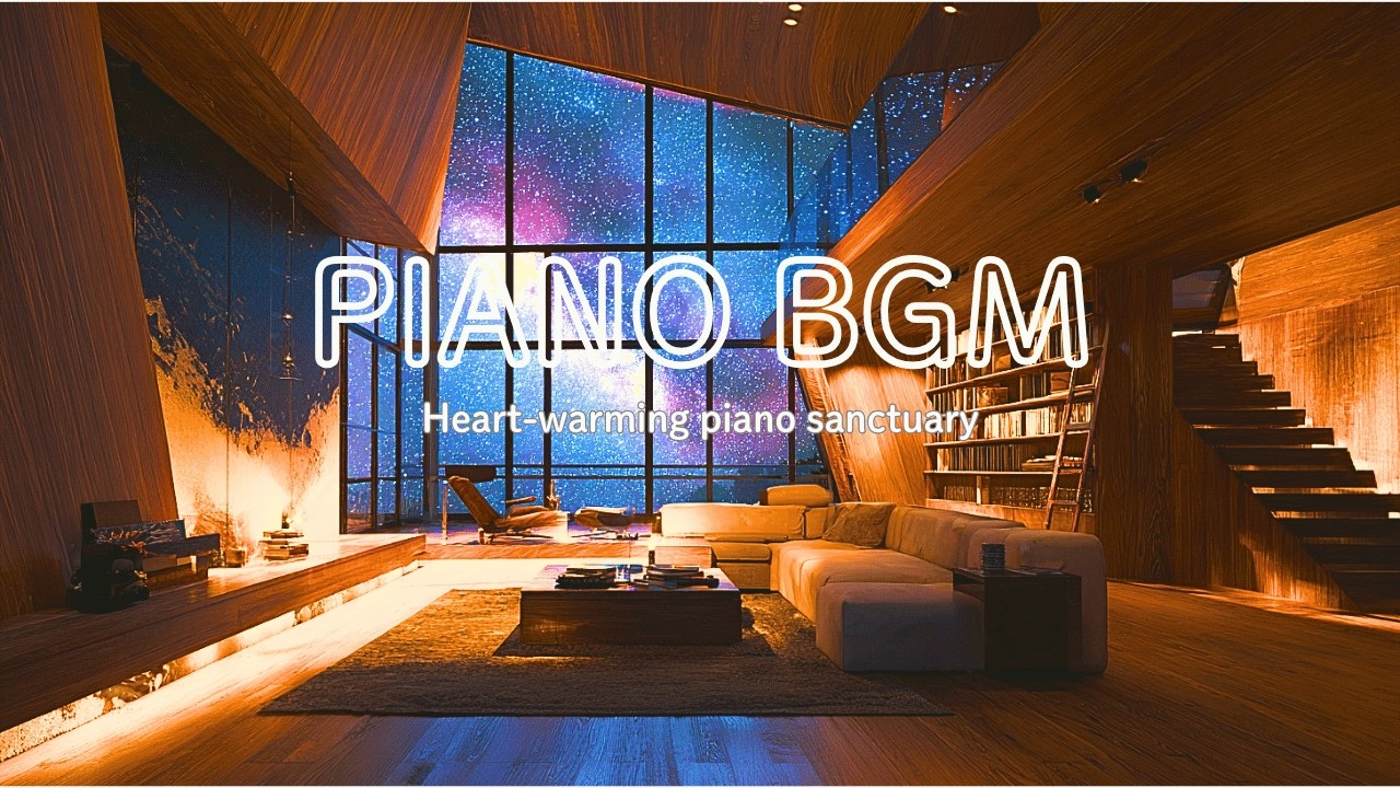 【 Piano Sound 】1日の疲れを癒すピアノBGM🎹 | リラックスできるピアノサウンド🎹 | 星空を眺める癒しの時間⭐️ #ピアノ#癒し #bgm #星空
