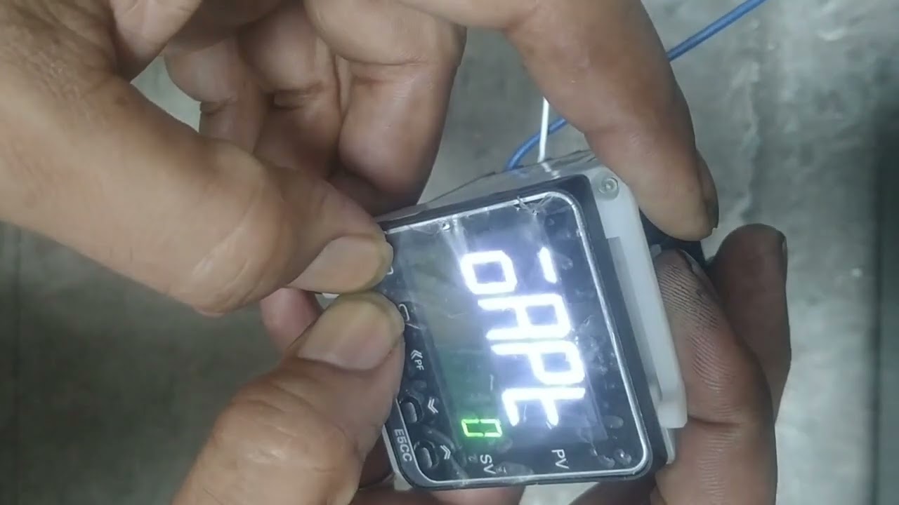 Omron  Setting || Temperature controller Setting ||temperature Controller Parameter setting #Youtube