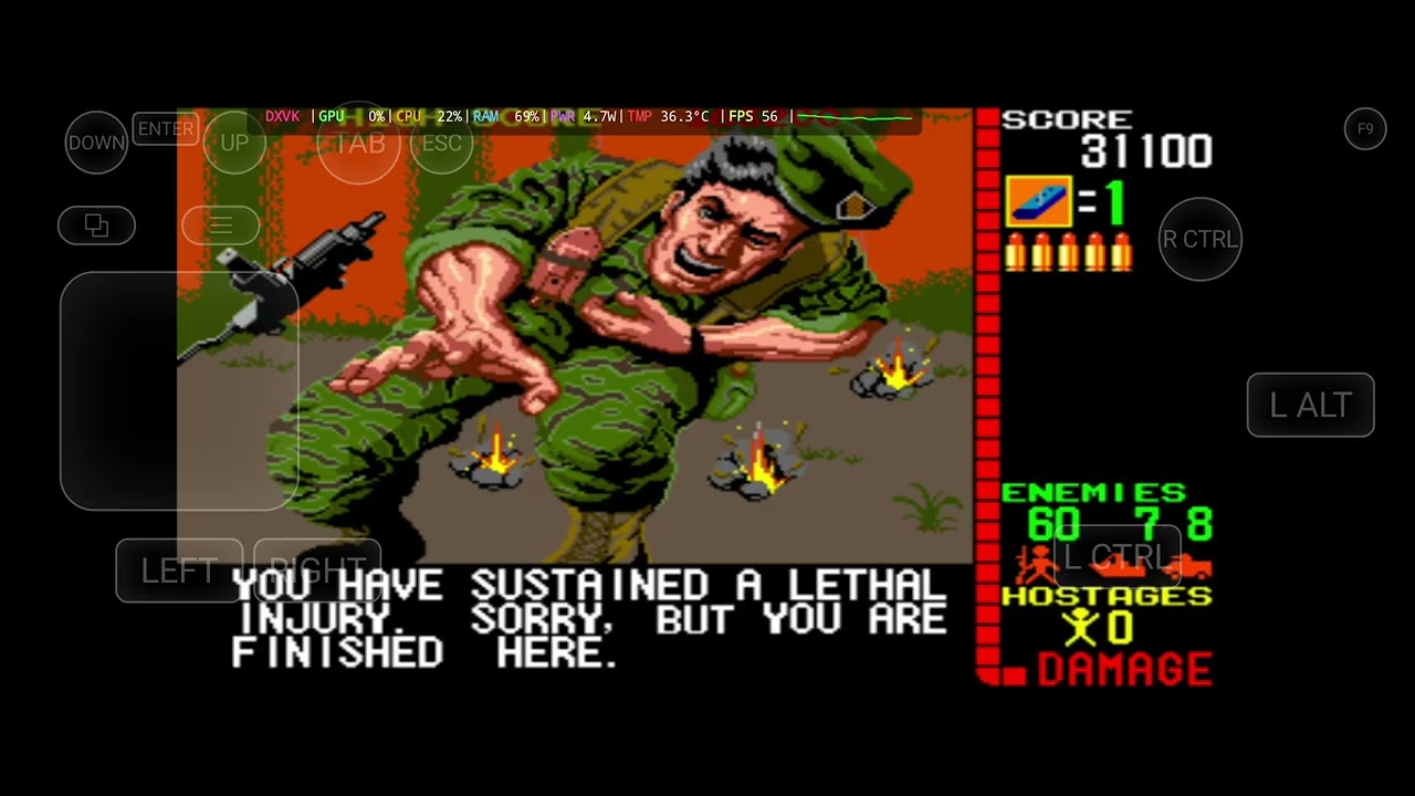Terminator 2 - Alien 3 Arcade Android Gamehub PC Emulator Mali Mediatek Dimensity 8100 @768x432 16:9