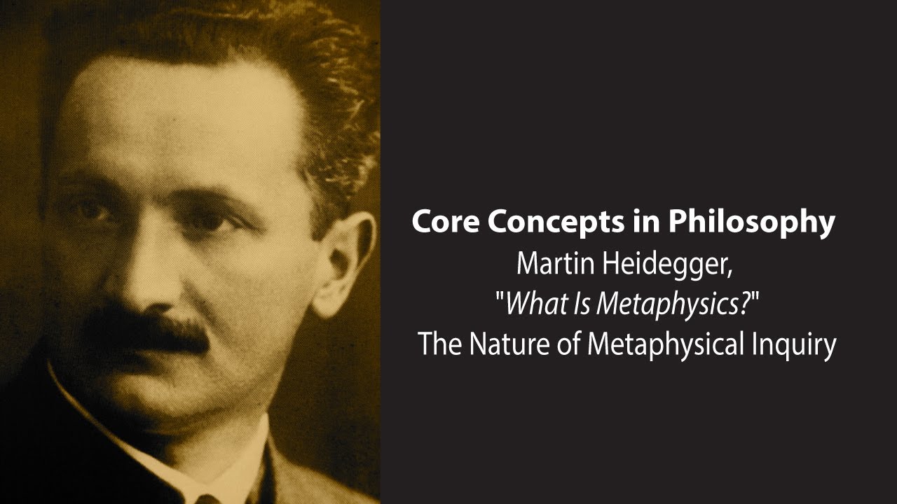 Martin Heidegger, What Is Metaphysics | Nature of Metaphysical Inquiry | Philosophy Core Concepts