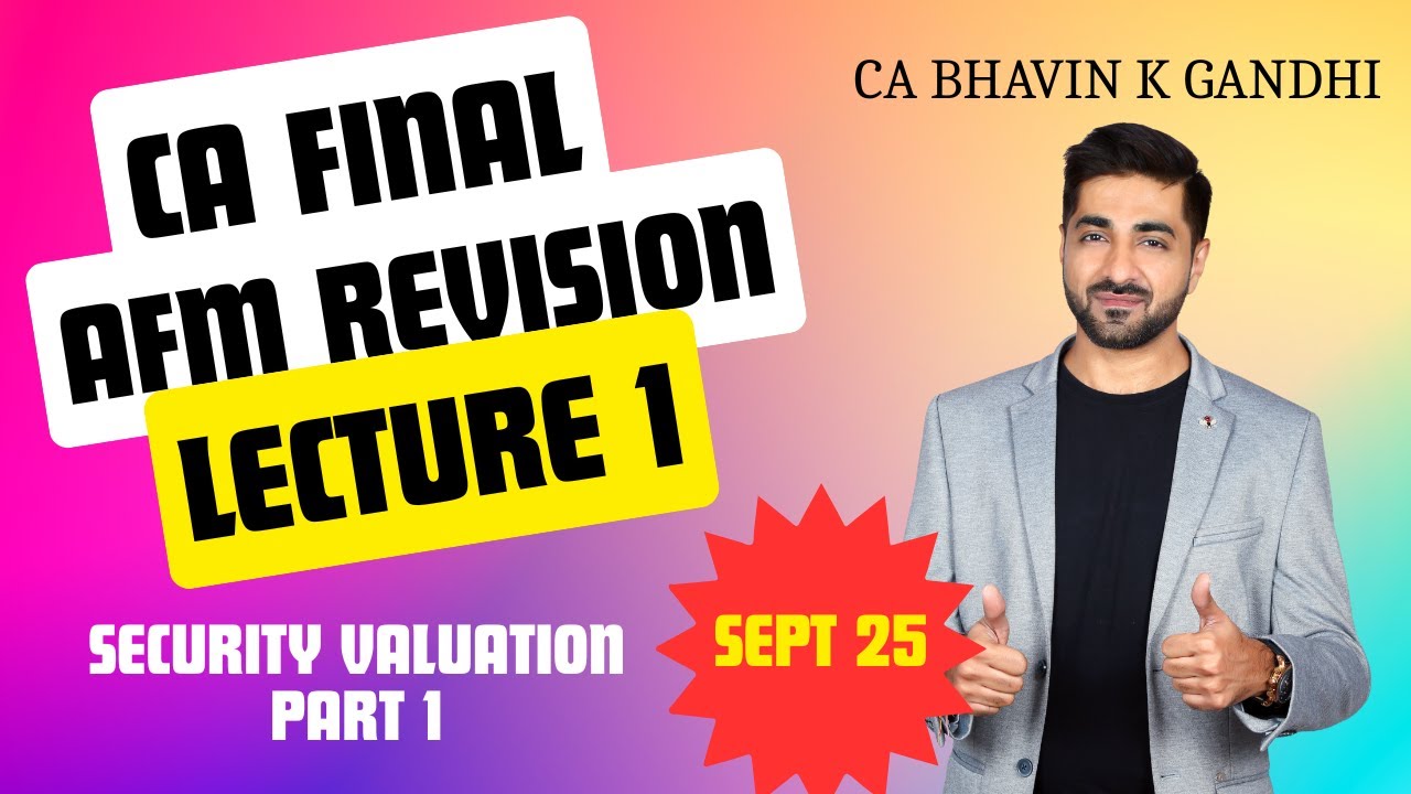 CA FINAL AFM REVISION I SEPT 25 & JAN 26 I ENGLISH  Scoring 60+ Made Easy | Full Syllabus Coverage 📈