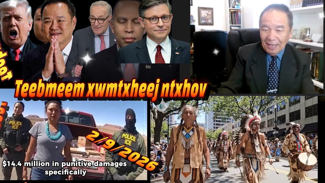 Tham txog Meskas Indians raug ntes, Trump yuav raug tawm sai, Trump tsis muab $2000 lawm,  Thaibteb