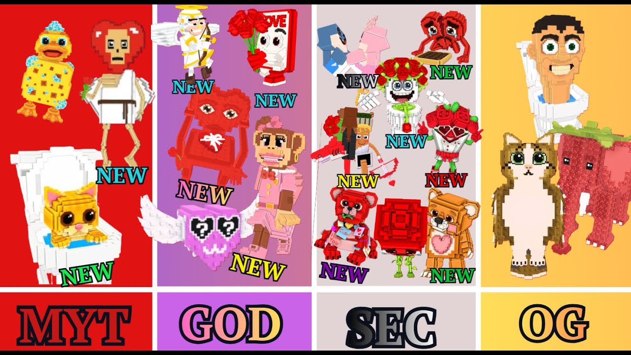 NEW VALENTINES UPDATE! All New Steal A Brainrot Characters 100% Updated!