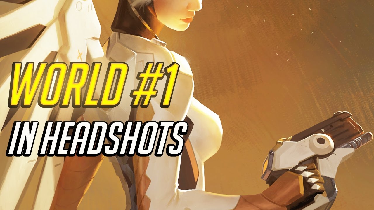 The Mercy with most headshots in the world - an Overwatch montage