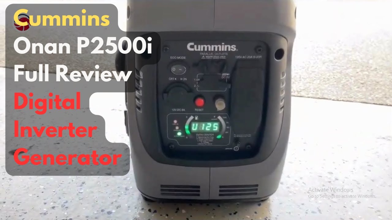The Best Budget Portable Power Station for Your RV? Cummins Onan P2500i Generator Review