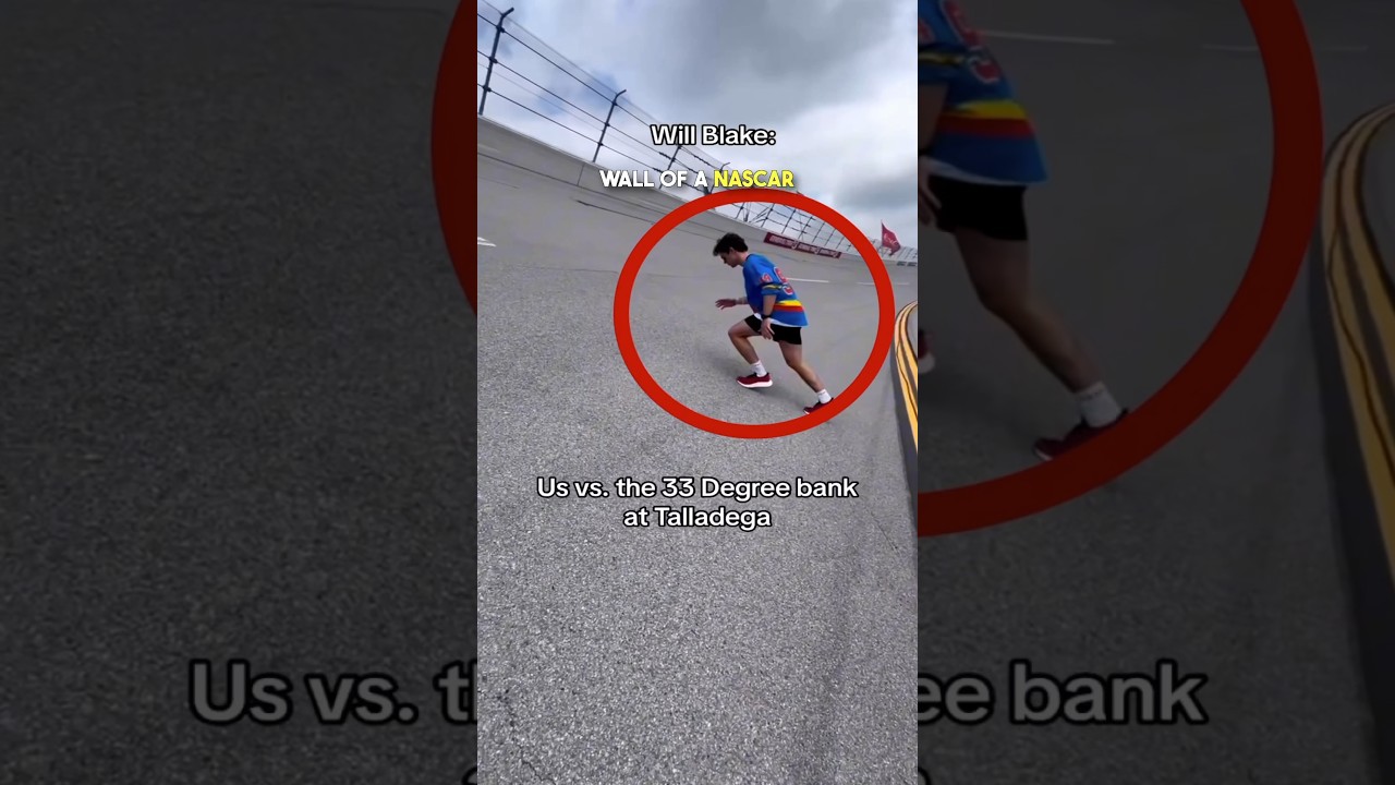 Walking on a NASCAR Track 🤯