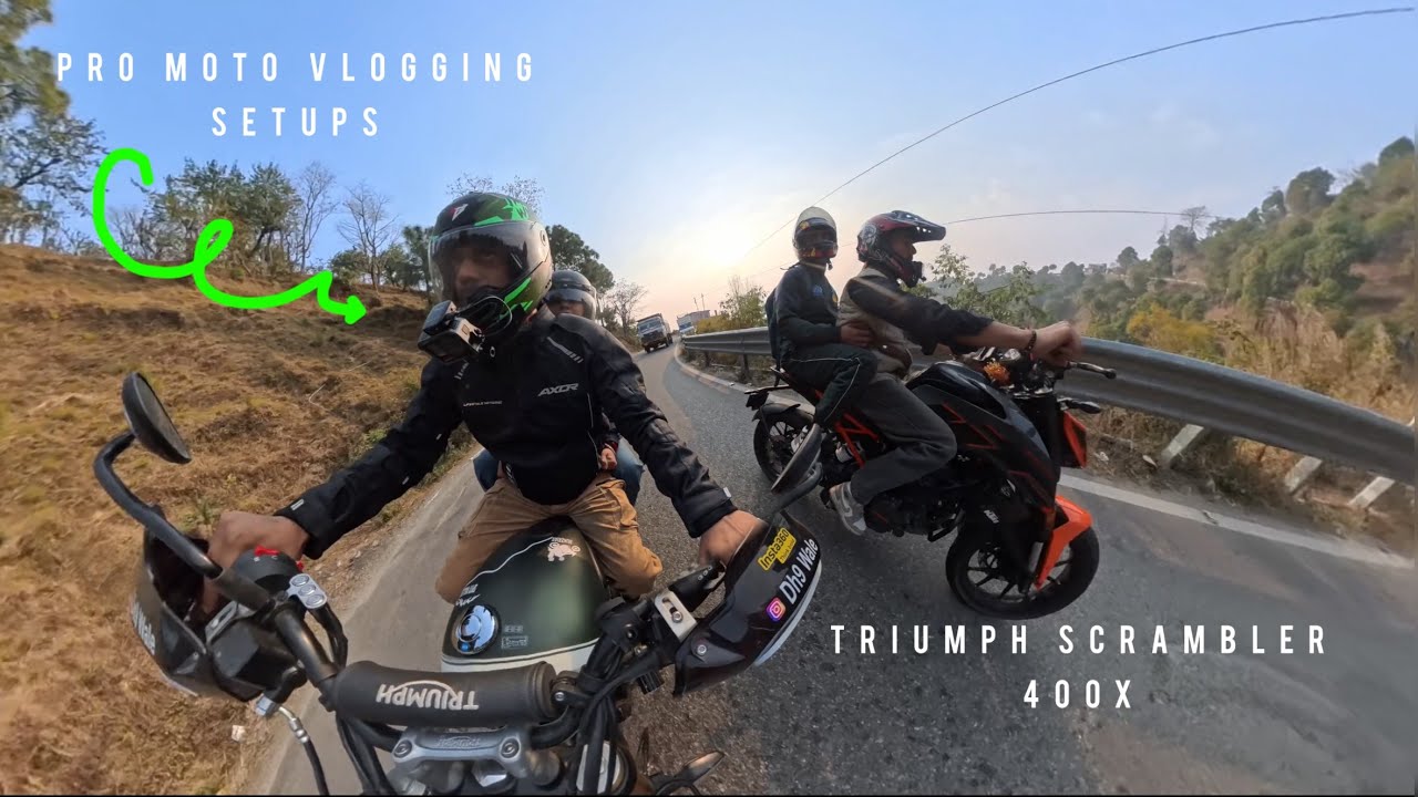 Why Am Choose 🤔Triumph Scrambler 400x for Winter Ride Spiti Valley + Pro Camera Setup 8k Testing 