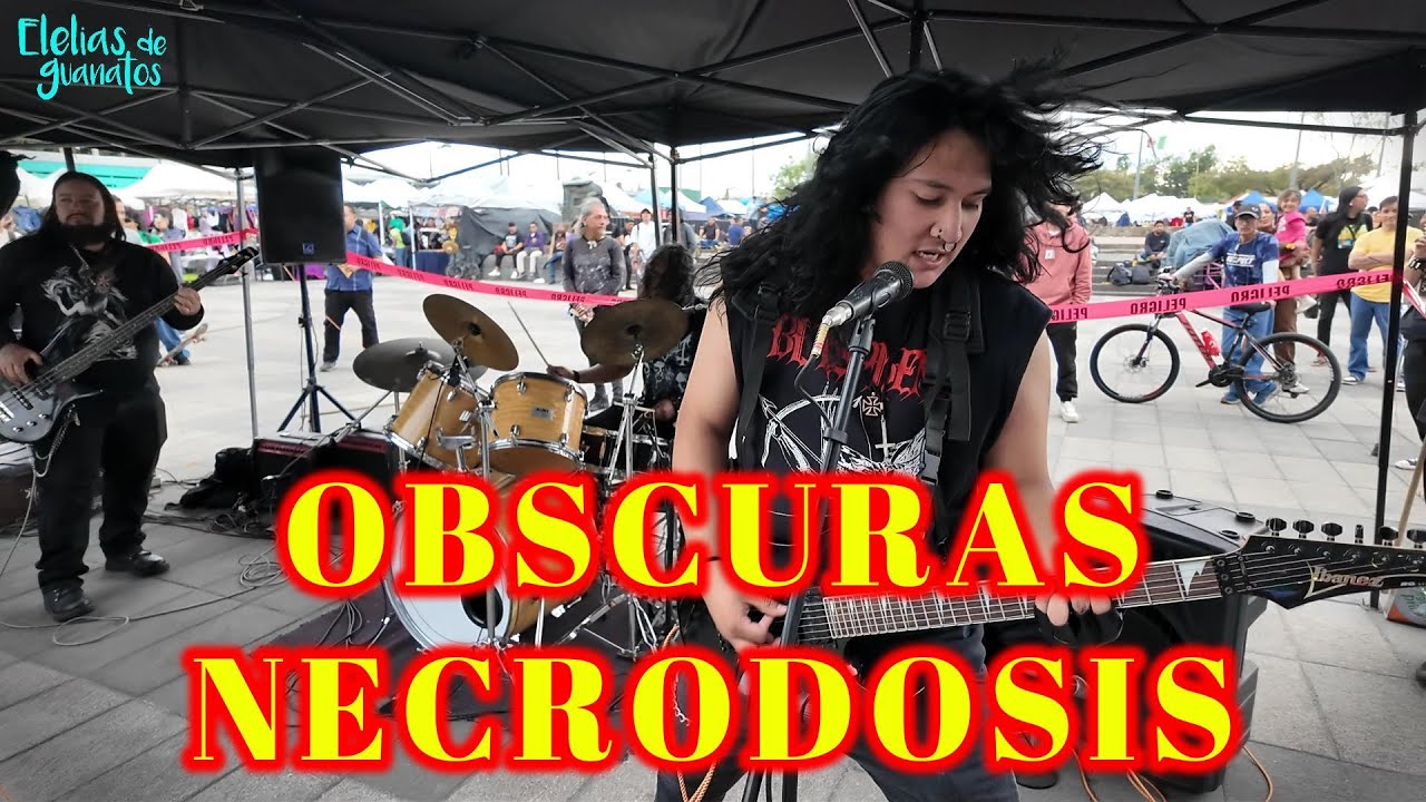 OBSCURAS NECRODOSIS asi comanzaban en el Tianguis Cultural de Guadalajara !!!