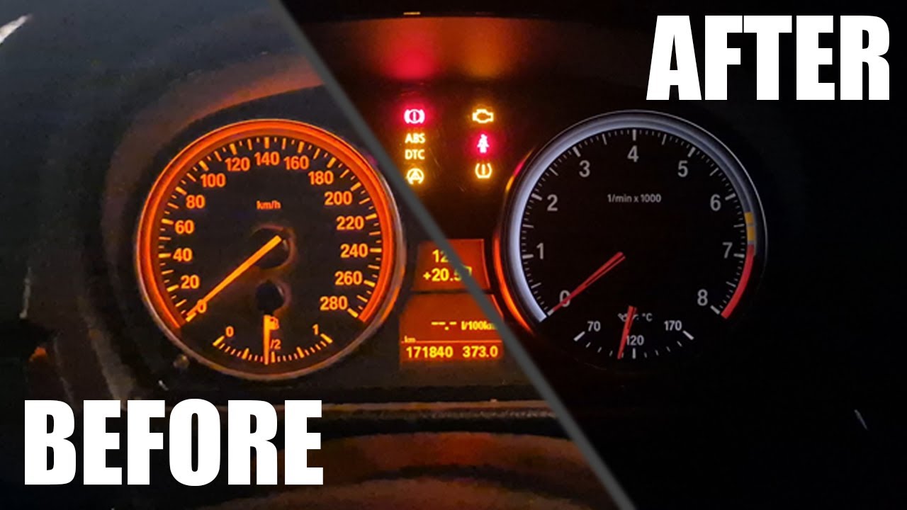 How I made my BMW E92 M3 style custom cluster