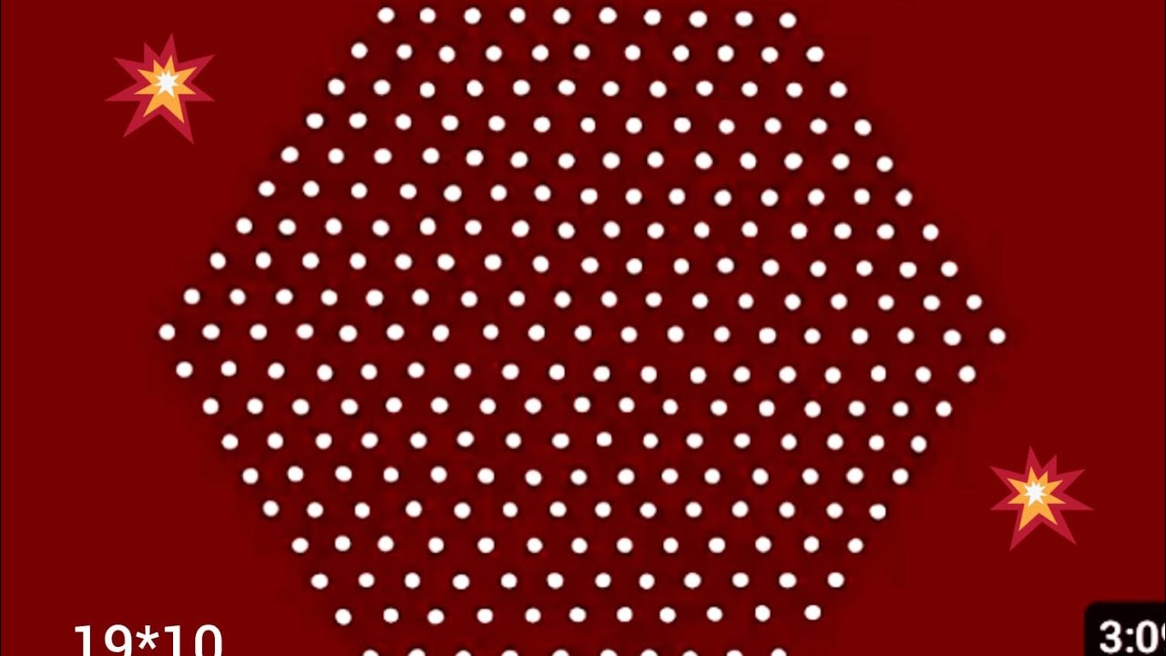 19*10dots Ugadi chukkla 🌹Sankranti mugglu 🌹newyear celebration 🌹tipkayanchi rangoli