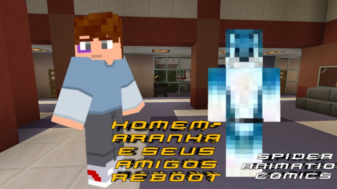 Minecraft homem-aranha eu apanhei na escola #ep1