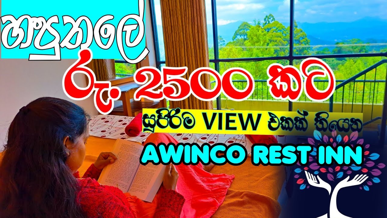 හපුතලේ  රු2500කට සුපිරි තැනක් | best mountain view hotel in haputhale |AWINCO REST INN