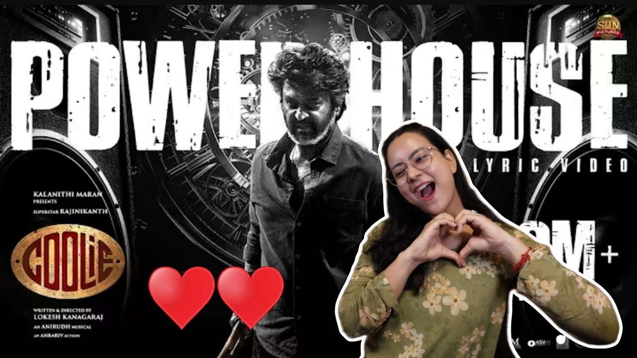 Powerhouse Lyric Video Reaction | Coolie | Rajinikanth | Sadhana Reaction