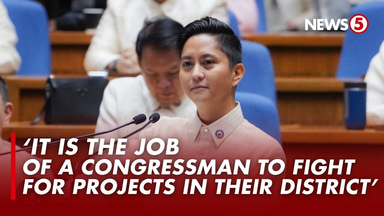 Rep. Sandro Marcos, itinaggi ang paratang na may pinakamalaking DPWH funds ang kanyang distrito