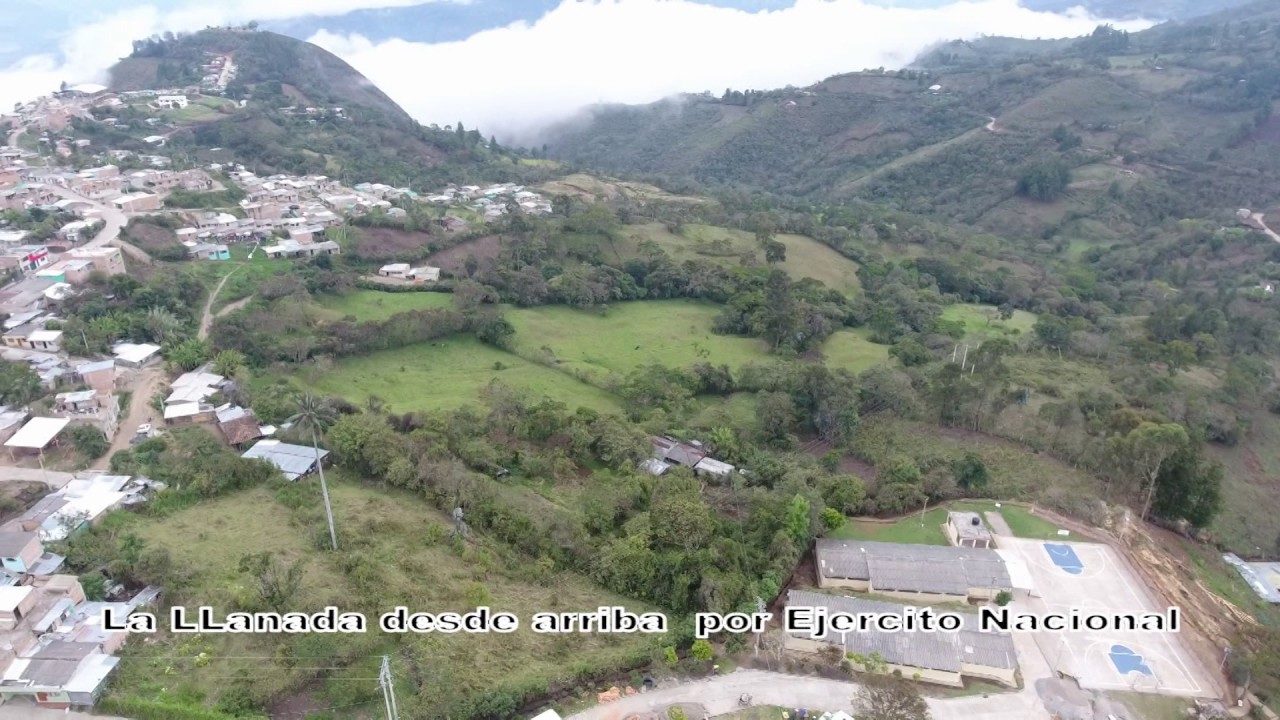 VISTA AÉREA LA LLANADA NARIÑO 