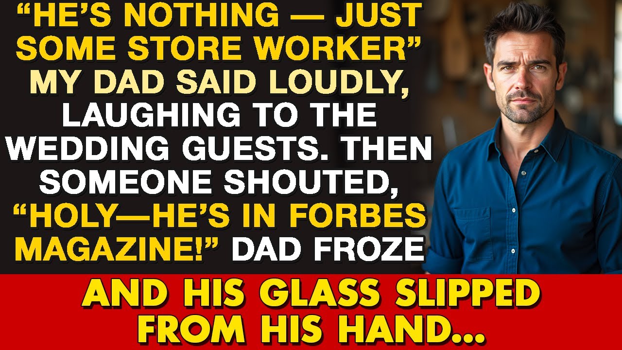 He Said I Was Just a Store Worker. Then the Wedding Guests Saw My Business on the News and…