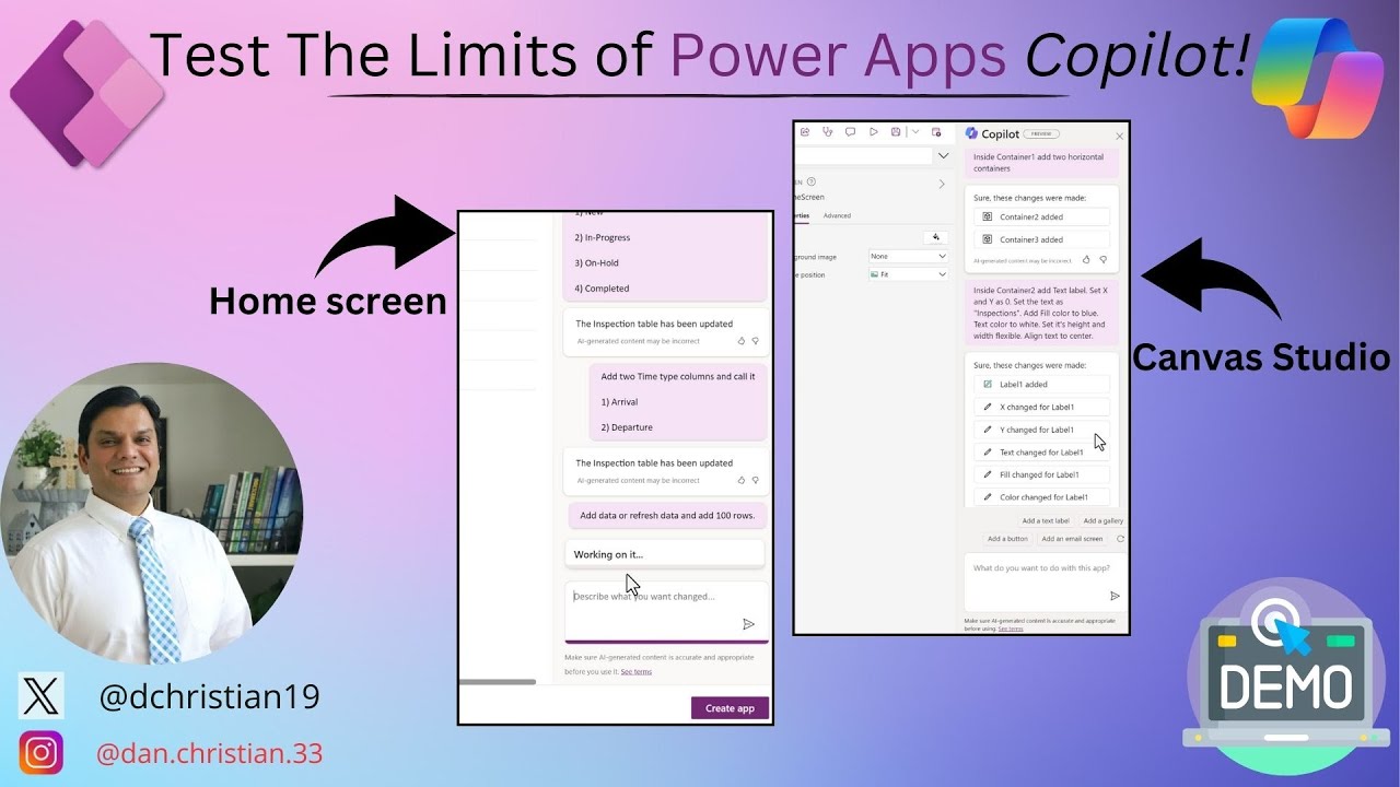 Test the limits of Power Apps Copilot!