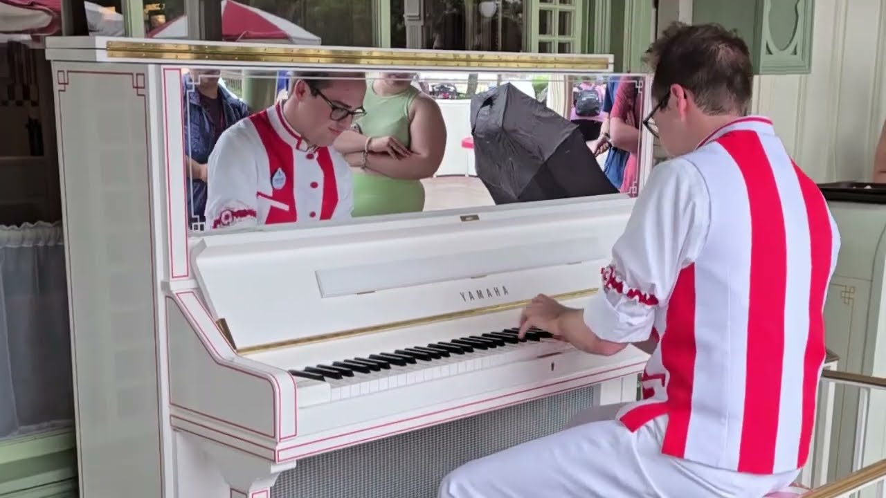 Grim Grinning Ghosts played on Casey's Corner's Ragtime Piano