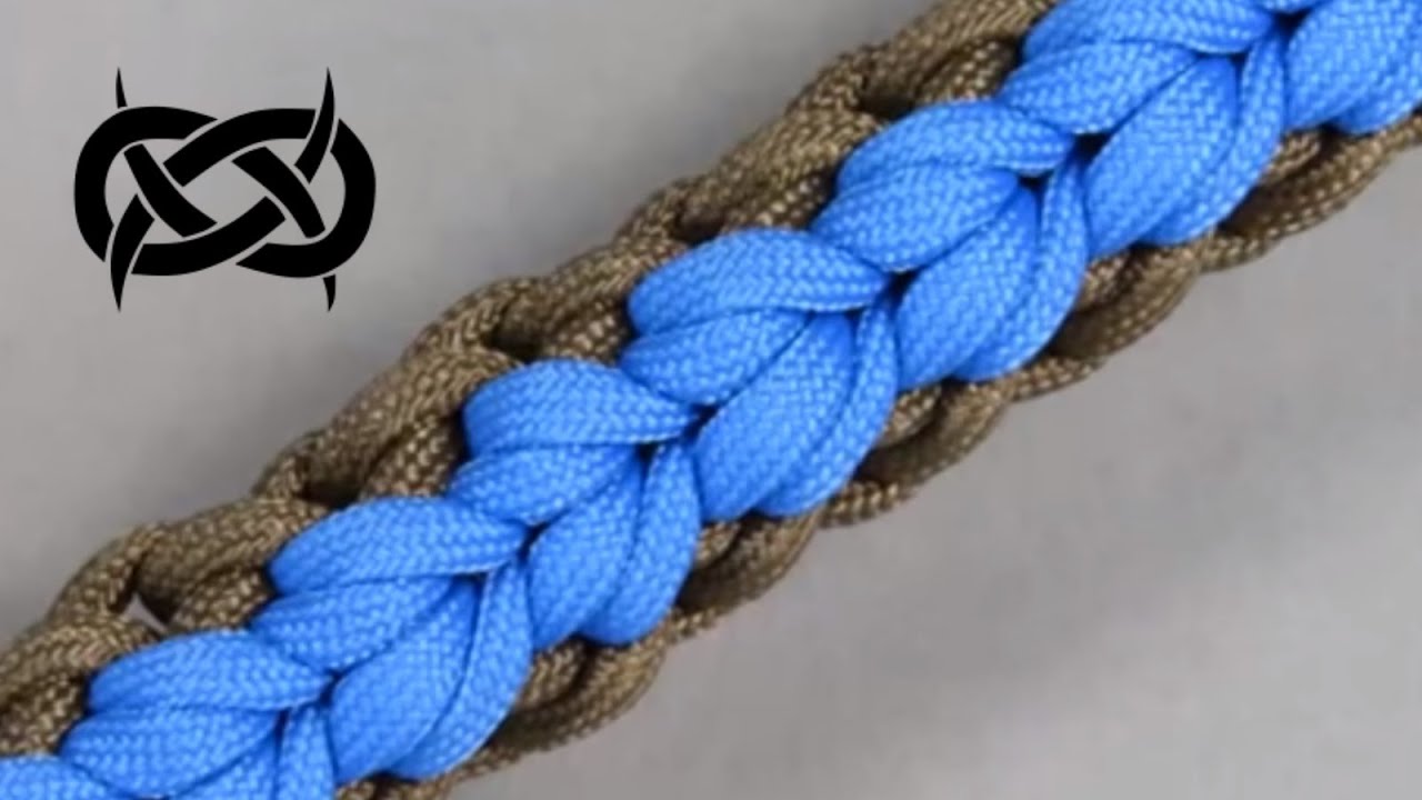 How to make a Geyser Falls Paracord Sinnet Tutorial(Paracord 101)