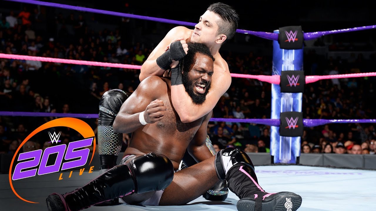 Rich Swann vs. TJP - 2 out of 3 Falls Match: WWE 205 Live, Oct. 10, 2017