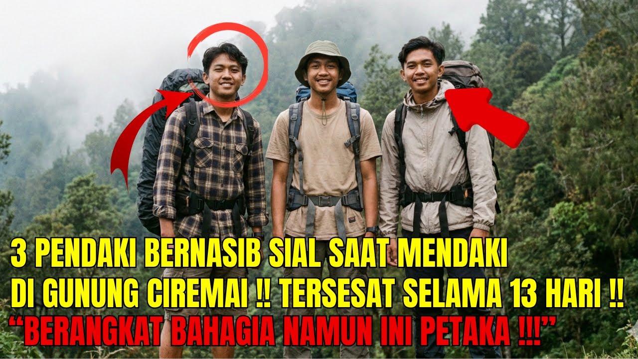 3 PENDAKI TERSESAT DI GUNUNG CIREMAI !! HAL MENGERIKAN SERTA MISTIS MENJADI PENGHALANG MEREKA !!