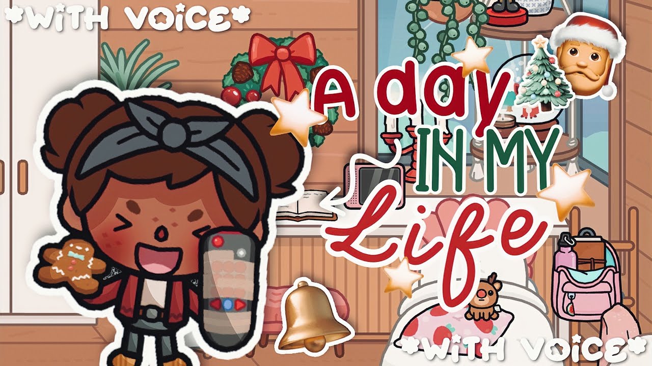 День из жизни Фиби! 🫶 *с озвучкой 🎙* Семейная ролевая игра Toca Boca 🎅💫
