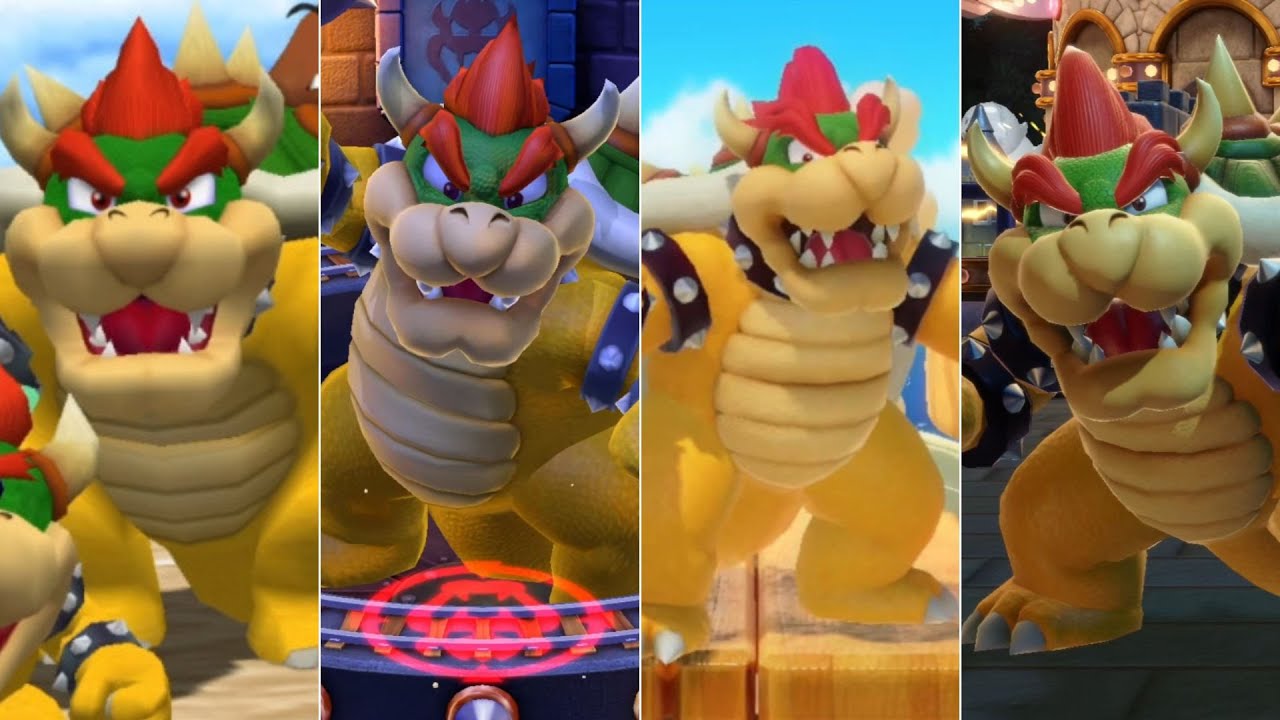 Evolution Of Bowser In Mario Party Games [2002-2024] (Playable)