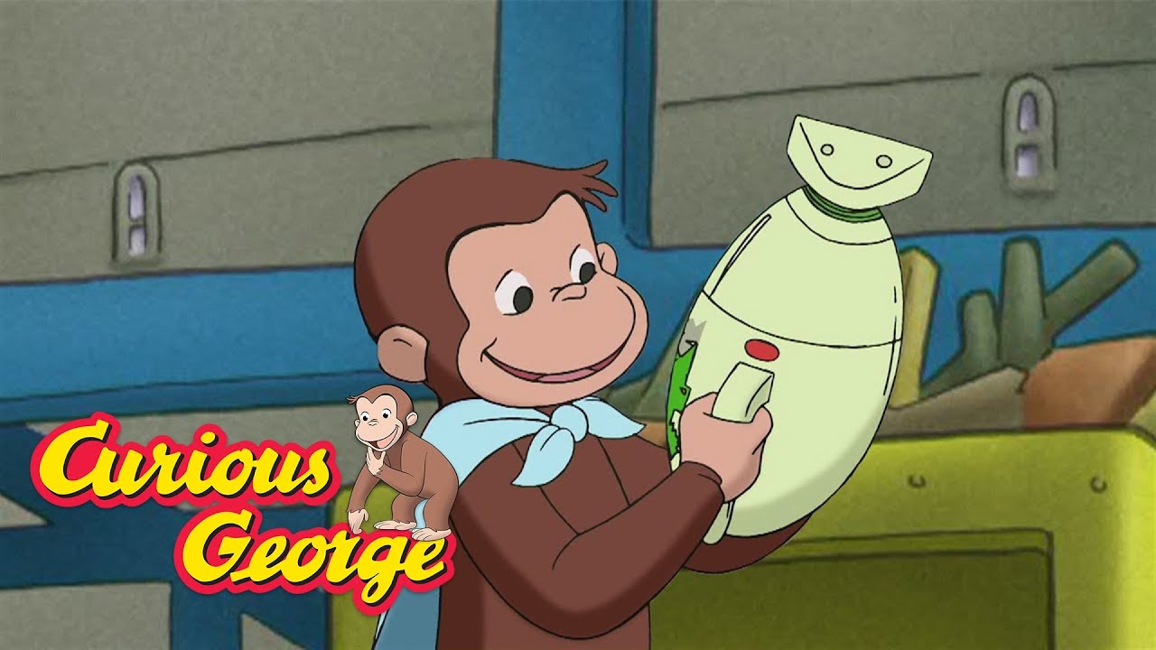 George the Cleaning Hero! 🐵 Curious George 🐵 Kids Cartoon 🐵 Kids Movies