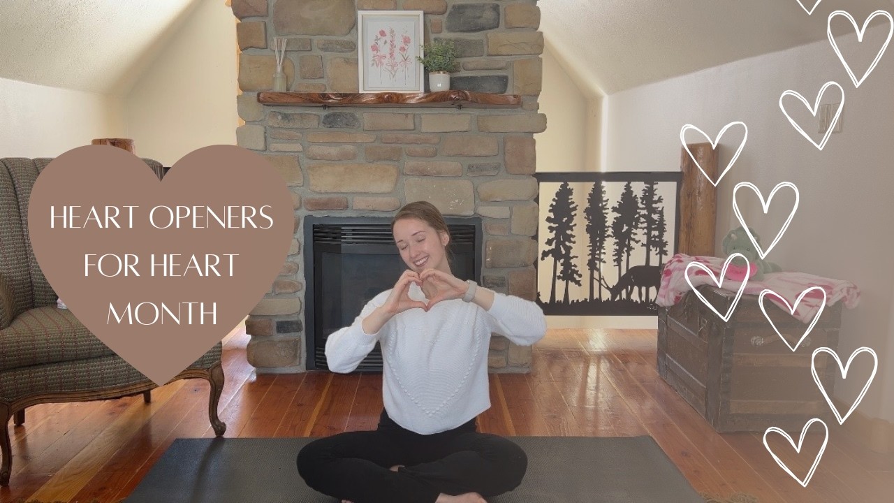 Heart Openers for February 🩷 | Quick at HOME YOGA