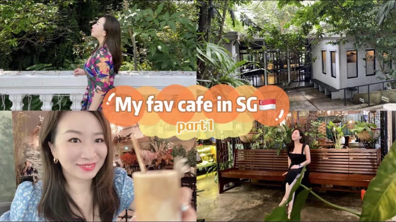 My Fav Cafes in Singapore -Part 1 (Vlog#3) PS Cafe | Alkaff Mansion | Le Jardin | Coastal Settlement