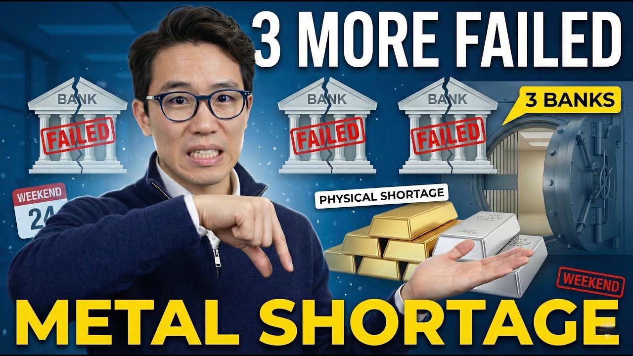 3 More Banks collapsed this Weekend quietly — The Metal Shortage is the connection!