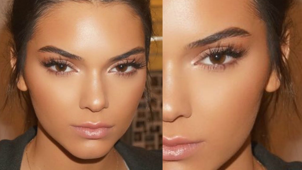 Kendall Jenner Glowing Skin Spring Makeup tutorial 2016