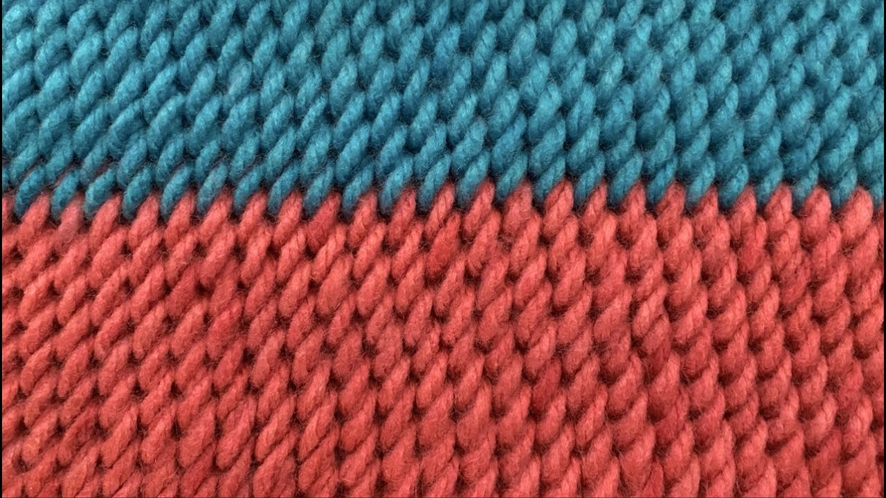 How to Knit Twisted Stitch Pattern, Beautiful slanted knitting stitch pattern.