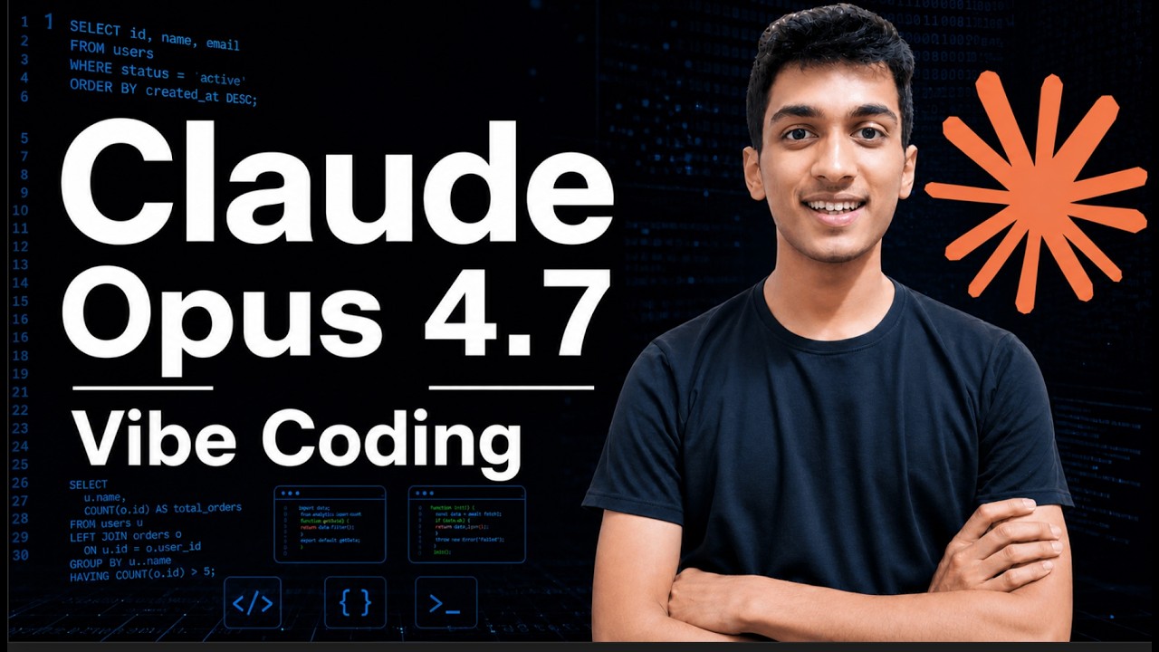 Программирование с использованием Vibe Coding и Claude Opus 4.7 &mdash; это НЕВЕРОЯТНО (полная сборка п...