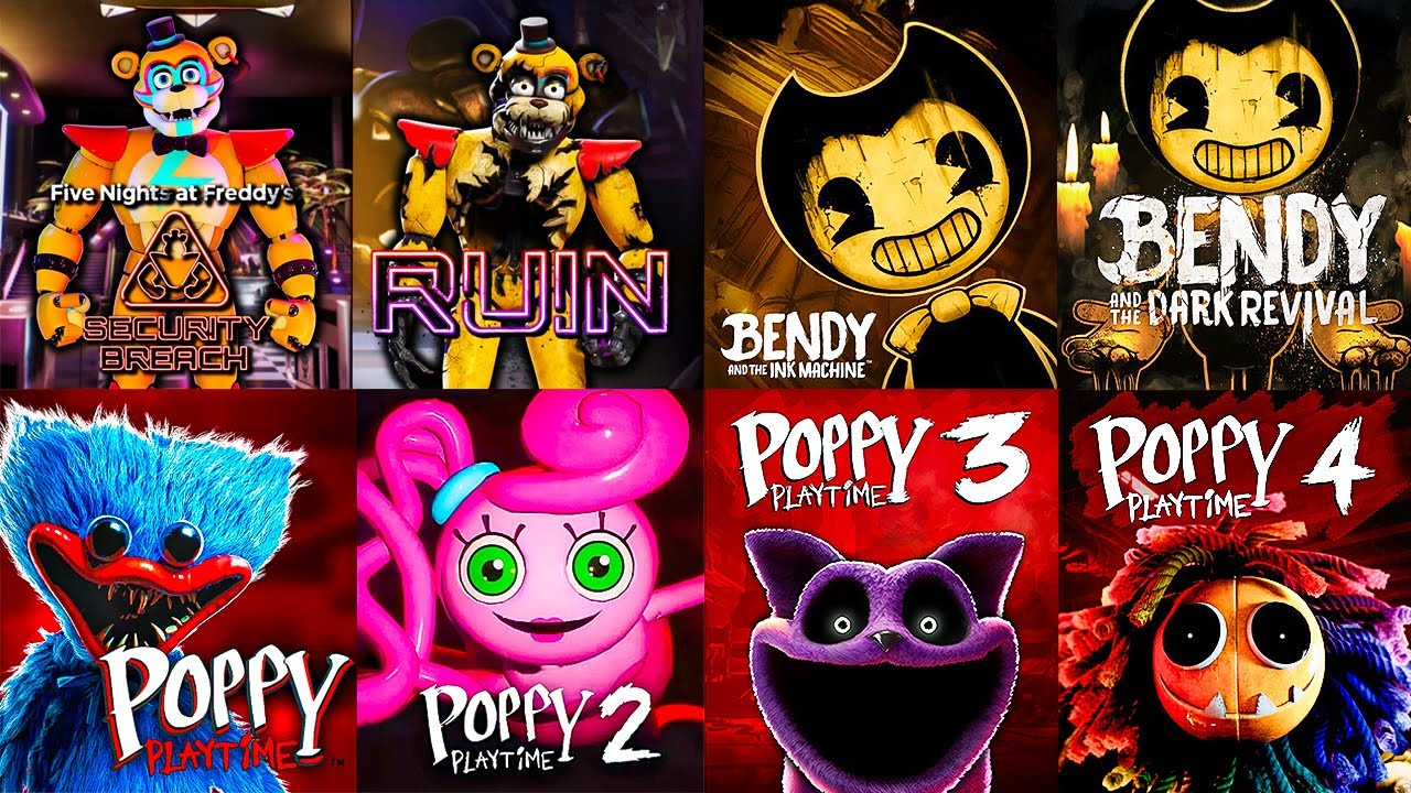 Midnight Marathon | 24Hrs of Relaxing Mascot Horror Gameplay Ambience | No Commentary