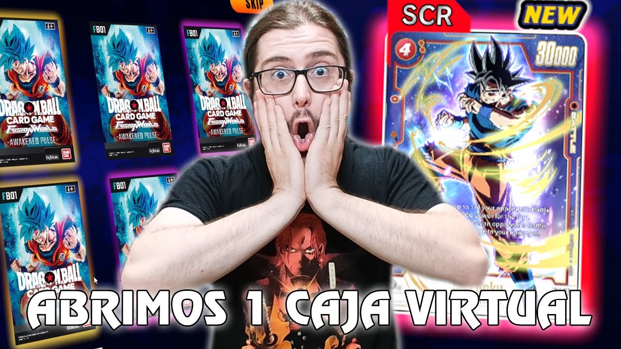 ABRIMOS 24 SOBRES VIRTUALES DE DRAGON BALL SUPER CARD GAME FUSION WORLD AWAKENED PULSE