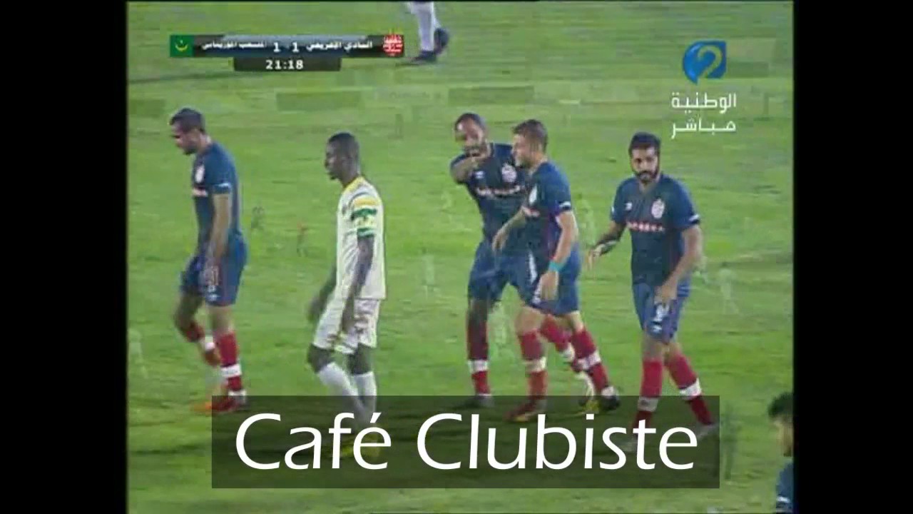 أهداف المباراة الودية بين النادي الإفريقي و المنتخب الموريطاني 2-2 10/11/2016