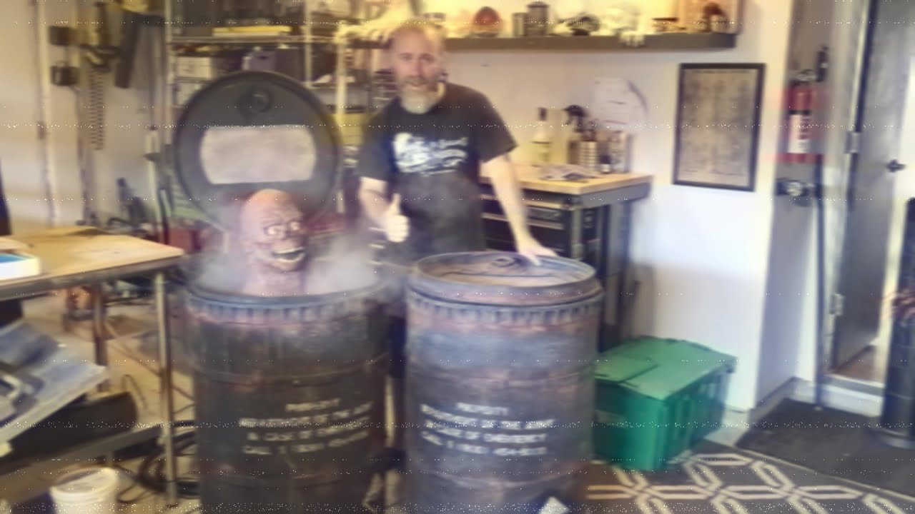 The Return of the Living Dead Tarman Trioxin Barrel