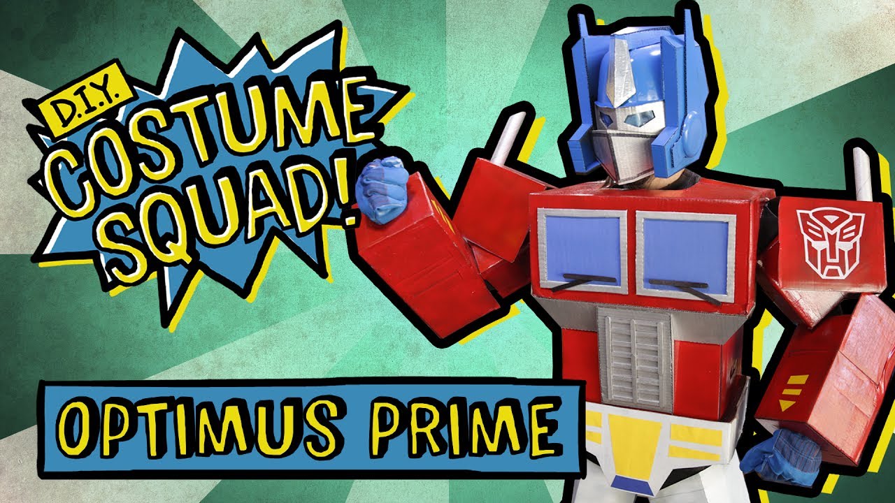 Make Your Own Optimus Prime With Cardboard - DIY Costume Squad