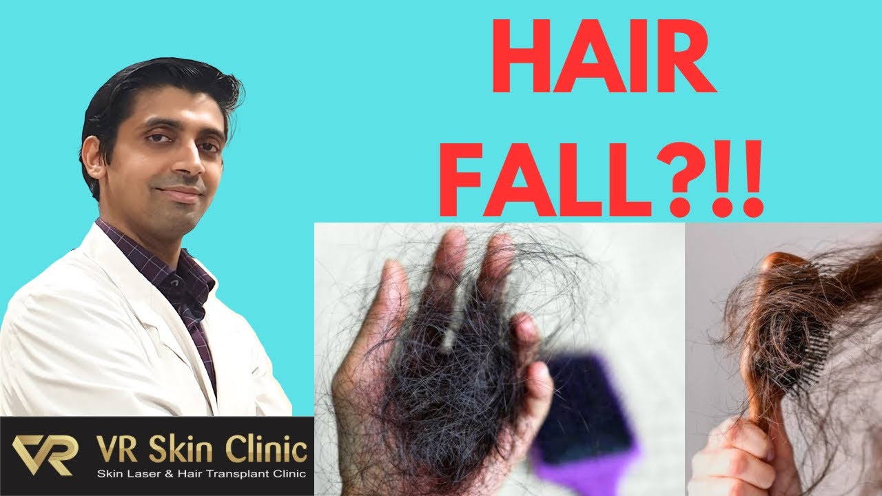 Telogen Effluvium (In Hindi) | बाल झड़ने के कारण और इलाज | VR Skin Clinic