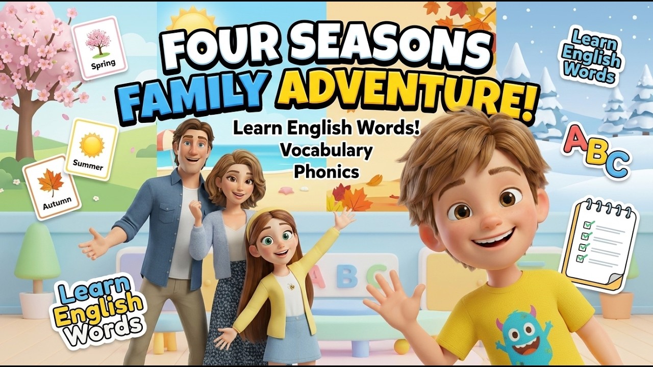 Four Seasons Journey | SLOW ENGLISH | English Listening Practice for Beginners A1