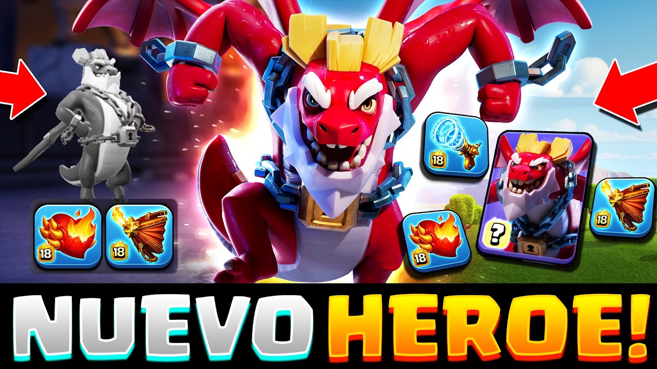 🚨¡¡NUEVO HÉROE: el DUQUE DRAGÓN llega a Clash of Clans!! 😱 SNEAK PEEK 3 de la Actualización